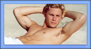 Gregory is the nice-guy surfer, and is polite and soft spoken.  That doesn't mean he's no fun though, because given the right oppurtunity, Kirk is happy to show off his beautiful cock!