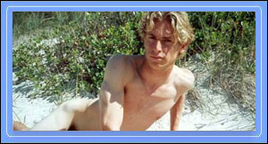 Jay loves to surf, and it shows in his rock-hard abs, wild wind-blown hair and tight little ass!